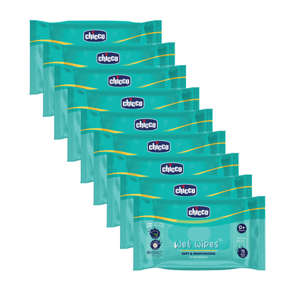 Chicco Wetwipes Pack of 9